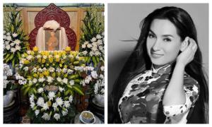 Xúc động hình ảnh bàn thờ đặc biệt của Phi Nhung với dàn hoa tiễn biệt yêu thương do một fan miền Tây tự tay làm