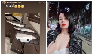 Lệ Quyên vi vu ở trời Tây: Tối 'chill' cùng tình trẻ, sáng 'vung tiền' tậu đồ hiệu như mua sỉ