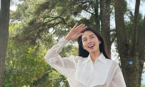 Hoa hậu Thuỳ Tiên trao khu vui chơi cho các bệnh viện